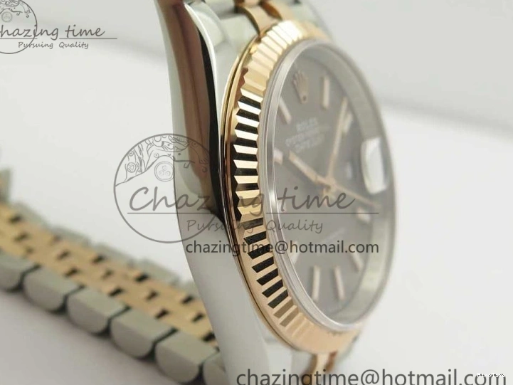 MiroTime 0309 DateJust 36mm 904 SS RG Wrapped 116231 GMF Gray Dial on SS RG Wrapped Jubilee Bracelet A Durable 3276